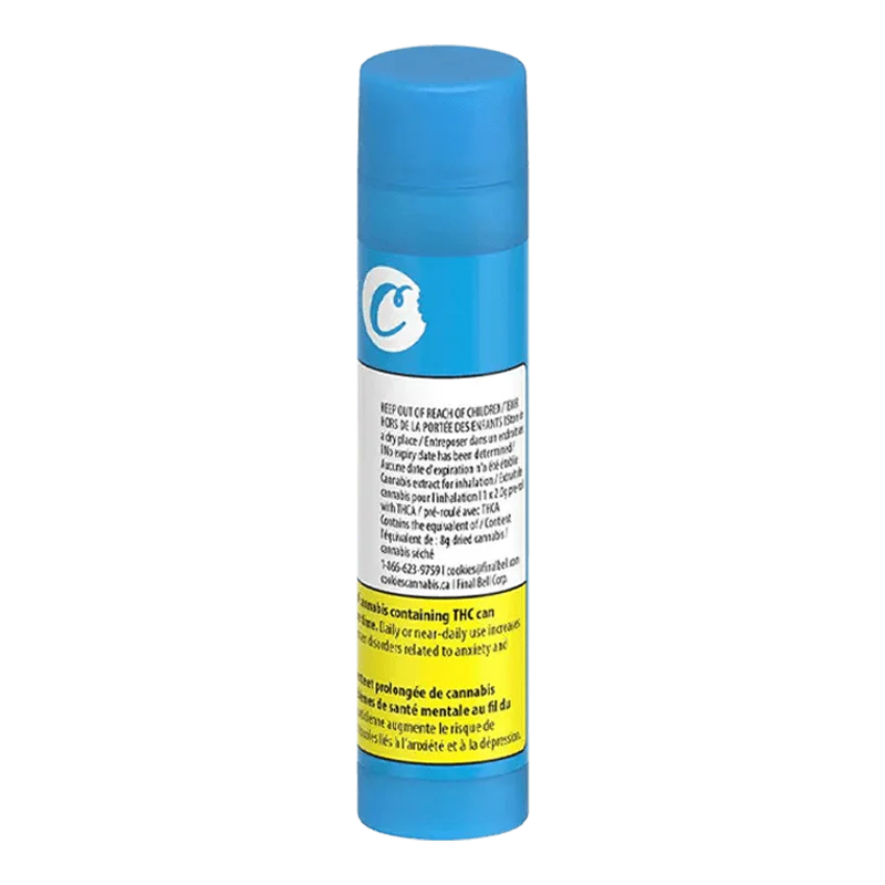 1.0G COOKIES - CERAMIC TIP PRE-ROLL - CASE 12 UNITS