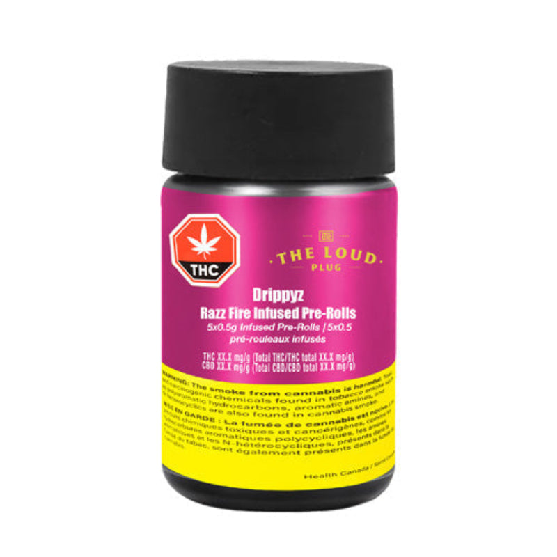 5X0.5G - RAZZ FIRE KIEF COATED INFUSED PRE-ROLL - CASE 6 UNITS