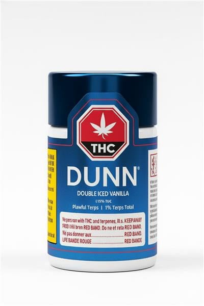 5X0.5G - DOUBLE ICED VANILLA KIEF COATED INFUSED PRE-ROLL - CASE 12 UNITS