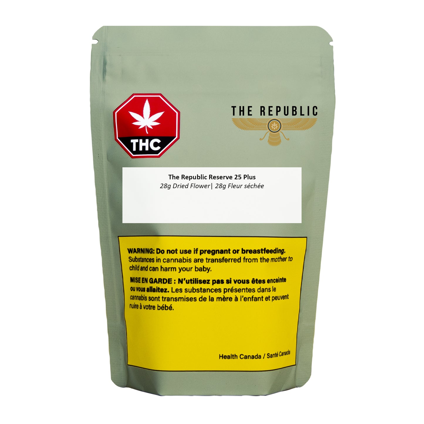 28G - THE REPUBLIC RESERVE 25% - WHOLE FLOWER - CASE 6 BAGS